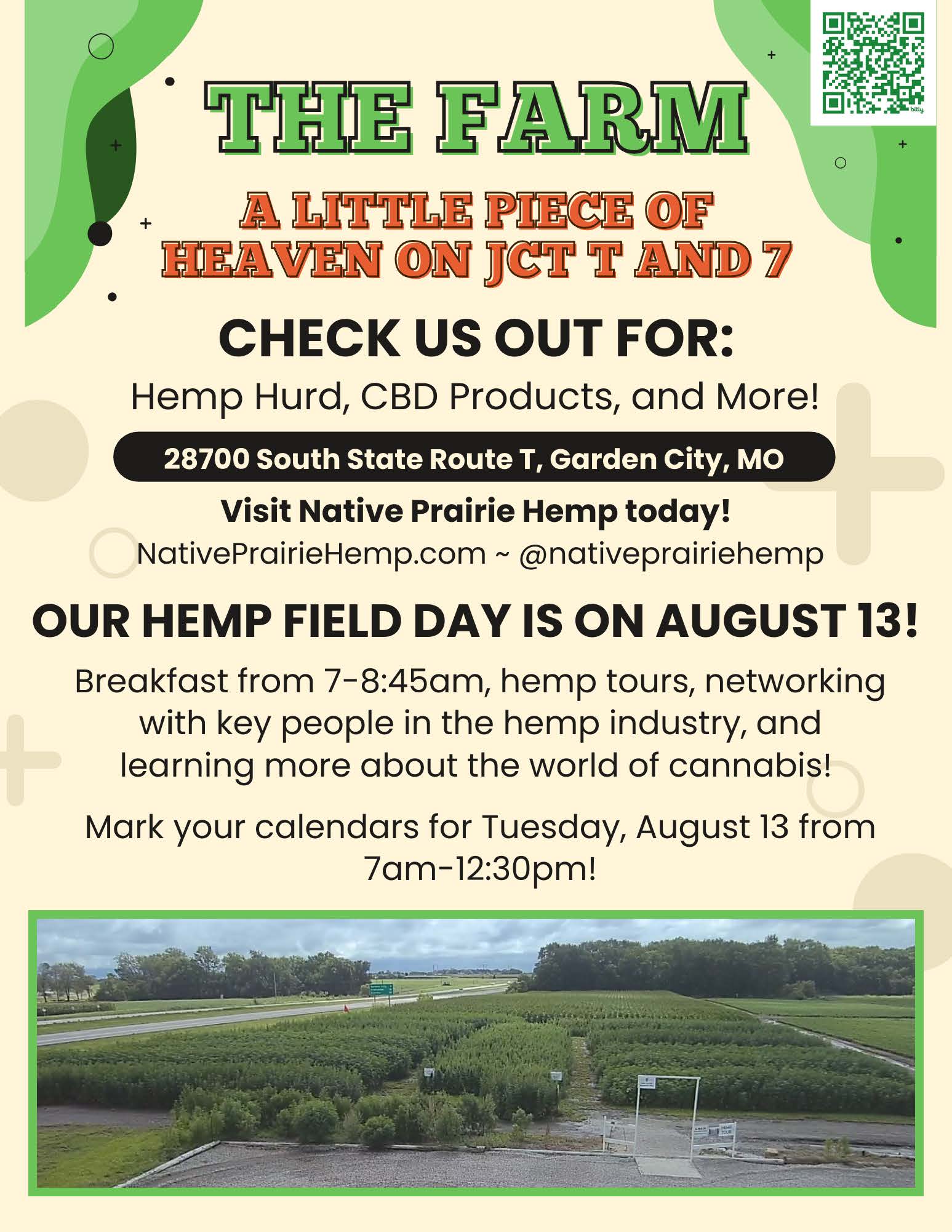 Native Prairie Hemp Fest 1st Annual Native Prairie Hemp Fest Garden